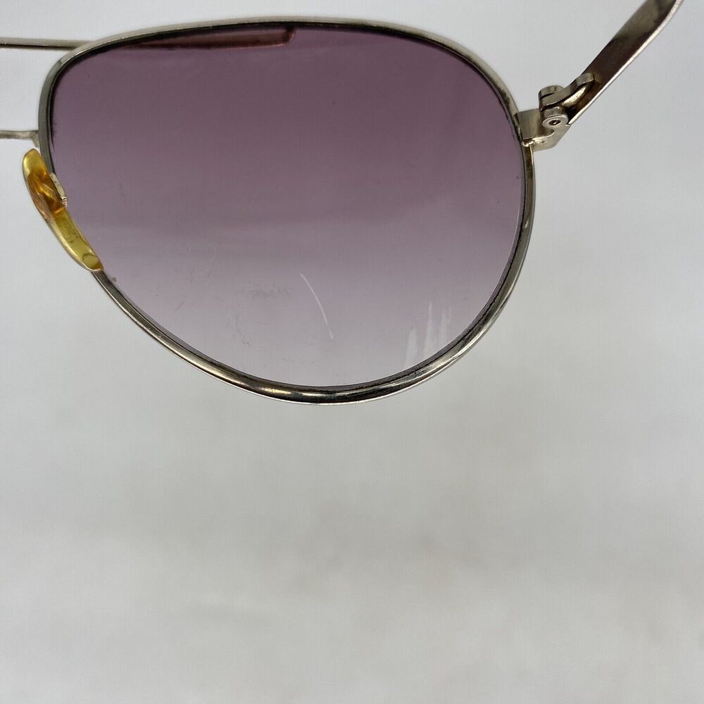 Vintage Opti Ray Aviator Sunglasses Turquoise Crackle Frame Gradient Lens - Picture 7 of 7